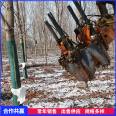 The transplanting and tree digging machine for green seedlings in residential areas has strong cutting ability and is not easily worn out