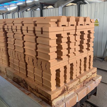 Customized furnace door bricks, clay shaped bricks, high fire resistance temperature, good thermal vibration stability