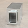 Manufacturer of customized galvanized sheet silencing static pressure box for Aiko impedance composite sheet silencer