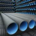 DN400 300sn8 HDPE double wall corrugated pipe PE corrugated pipe fixed pipeline