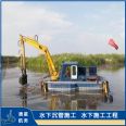 Efficient and efficient dredging of underwater sludge at the water intake, river crossing pipelines, waterworks, and pipelines