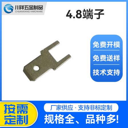 Chuanxiang 4.8 Terminal Single Grain Series Line to Line Connector Terminal Connector Supports Mold Opening
