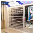 Yuou Door Industry's electric aluminum alloy crystal roller shutter doors are often used in shopping malls and other areas