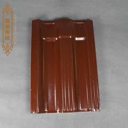 Shenghao Ceramic Glazed Tile Roof Tile has low water absorption and rich colors, supporting customized bending strength