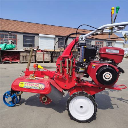 Zhixun Scallion Planting and Earthing Machine Handheld Morchella Mushroom Trenching and Earthing Machine Four Wheel Drive Multi functional Trenching Machine