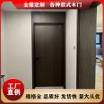 New silent door, pure solid wood oak door, indoor quality door specification customization