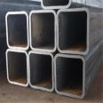 Q235B seamless square tube, large diameter, thin-walled, thick walled square tube, spot hot rolled, fixed length, sanding, rust removal, and bending