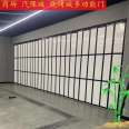 Aluminum alloy folding door, Mingxuan soundproof sliding door, transparent crystal side pull,