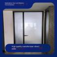 Qianbaishun frame tempered glass swing door saves space and is shipped according to the agreed time