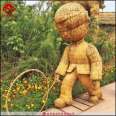 Agricultural Sightseeing Grass Sculpture Straw Art Exhibition Customized Farmer Harvest festival Agricultural Culture Exhibition Company