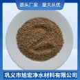 Fruit shell filter material for oil field wastewater filtration, sandblasting, rust removal, and strong water treatment capacity