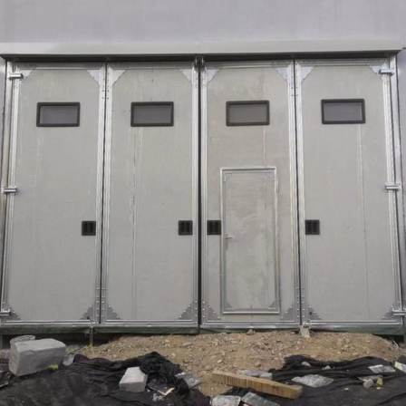 Workshop electric swing door, swing industrial door, electric industrial sliding door, polyurethane insulation
