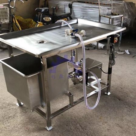 Lilong Manual Salt Water Injection Stainless Steel Pork Salt Water Injection Equipment Platform Salt Water Machine