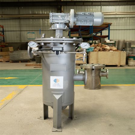 Stainless steel ZPG automatic pollution discharge basket type filter, Hanke can customize carbon steel pneumatic disc filter