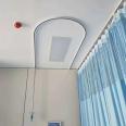 Hospital infusion track U-shaped L-shaped aluminum alloy track partition curtain track embedded concealed installation LYT4785