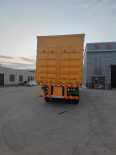 Lightweight 8 meter rear tipping self dumping semi trailer, coal mine transportation tipper truck with sturdy structure and large space for flying