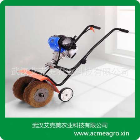 Manual rust removal machine, gasoline, 1.2 horsepower, color steel tile, steel plate deck rust removal and polishing machine, snow sweeper