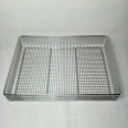 Customized 304 stainless steel basket, instrument disinfection basket, rectangular mesh basket, ultrasonic cleaning mesh basket, storage frame basket