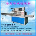 Fully automatic melon, fruit, and vegetable packaging machine with tray, servo pillow type packaging machine