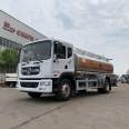 12 ton aluminum alloy oil tank truck manufacturer Dongfeng Dolika 13 square meter oil truck with a capacity of 11 tons diesel transport truck