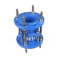 Half wire hemispherical iron double flange transmission joint DN52 loose sleeve expansion joint LEEBOO/Libo