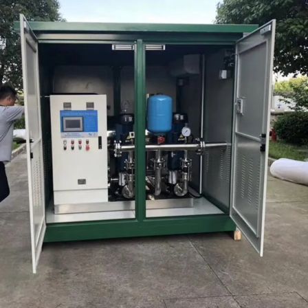 Rainproof Pump Station Fully Automatic Non negative Pressure Water Supply System Integrated Pump House Building Community Pressurization Equipment
