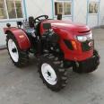 Medium size 40 50 horsepower agricultural four wheel tractor with strong pressure lift can be equipped with a sunshade