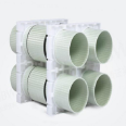 Fiber woven extruded cable conduit BWFRP power conduit DN100x3 with strong compressive ring stiffness