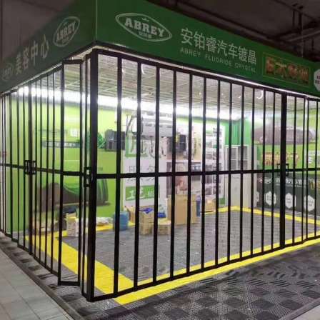Mingxuan Crystal Folding Door Store Partition Mall Sliding Door Aluminum Alloy Sliding 90 Degree