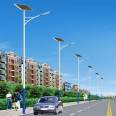 Outdoor solar street lights, batteries, rural lighting engineering lights, 6-meter community park road lighting