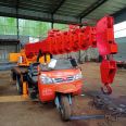 Three wheeled crane, flat plate tree moving crane, 25 horsepower, small three wheeled floor crane, Jiusheng