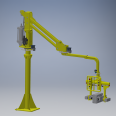 Pneumatic hard arm robotic arm, assisted by force arm, automatic suspension, folding arm, flipping and handling of workpieces, balanced lifting and hoisting machine