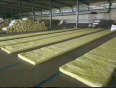 Glass wool felt manufacturer's equipment, pipeline insulation, high-density glass wool felt