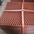 Construction site foot net steel bar scaffolding walkway board diamond shaped steel plate safety protection mesh