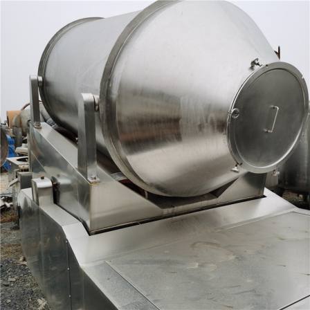 Used 2D mixer made of stainless steel material, vacuum anti-corrosion, with a small floor area of 100-5000L