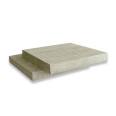 Hard rock wool board with stable size, material for roof construction, 10 cm thick Bolt