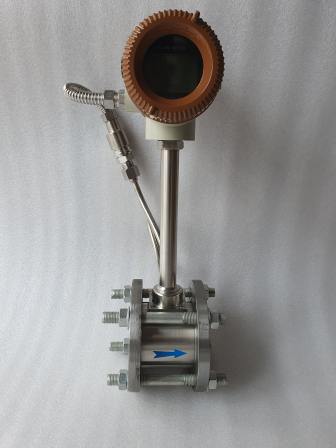 LUGB integrated temperature and pressure compensation type wafer vortex flowmeter flange connection clamp Brooks