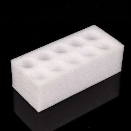 Cushioning protection white shockproof EPE pearl cotton profiled foam lining packaging material