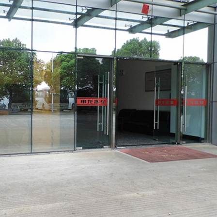 Glass automatic sliding door Office glass door Fingerprint lock sensing Automatic door