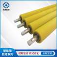 Polyurethane rubber roller processing, customized conveying machinery, roller printing, and rubber wrapping stick