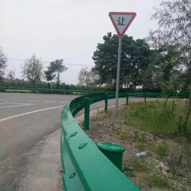 Anhui Province Bengbu Waveform Guardrail Highway Protection Fence Waveform Beam Steel Guardrail