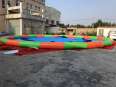 Production and supply of 40 to 150 square meters of PVC mesh fabric, 0.6 meter high inflatable water tank