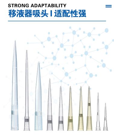 1000ul filter cartridge suction head, sterilized, enzyme free, heat free gun head, suitable for mainstream Pipette