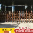 Automatic retractable door: The construction site gate is sturdy, anti-theft, waterproof, sunscreen, and wear-resistant