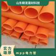 MPP power pipe transportation logistics, pressure resistant and power resistant plastic pipes, non excavation cable protective sleeves, passage top pipes