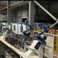 Used Yaskawa dual machine coordination with 3-axis positioner welding robot MA2010 robotic arm