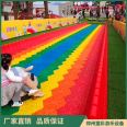 Tongcai Network Rainbow Slide Equipment for Red Dry Land Rainbow Skiing and Grass Skiing Facilities for Large Outdoor Amusement Expansion