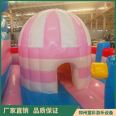 Children's Colorful Universe Inflatable Large Slide Square Stall Trampoline Toys New Bestselling Castle