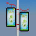 Outdoor double-sided light pole, light box road, light pole billboard, wire pole, advertising banner, rolling light frame manufacturer Yidatong