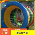 Ruilong Direct Supply Inflatable Dynamic Five Ring Adult and Children PVC Mesh Cloth Grass Roller Ball